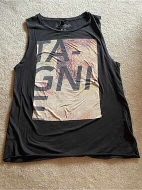Rodriguez Cameron Black Graphic Tank